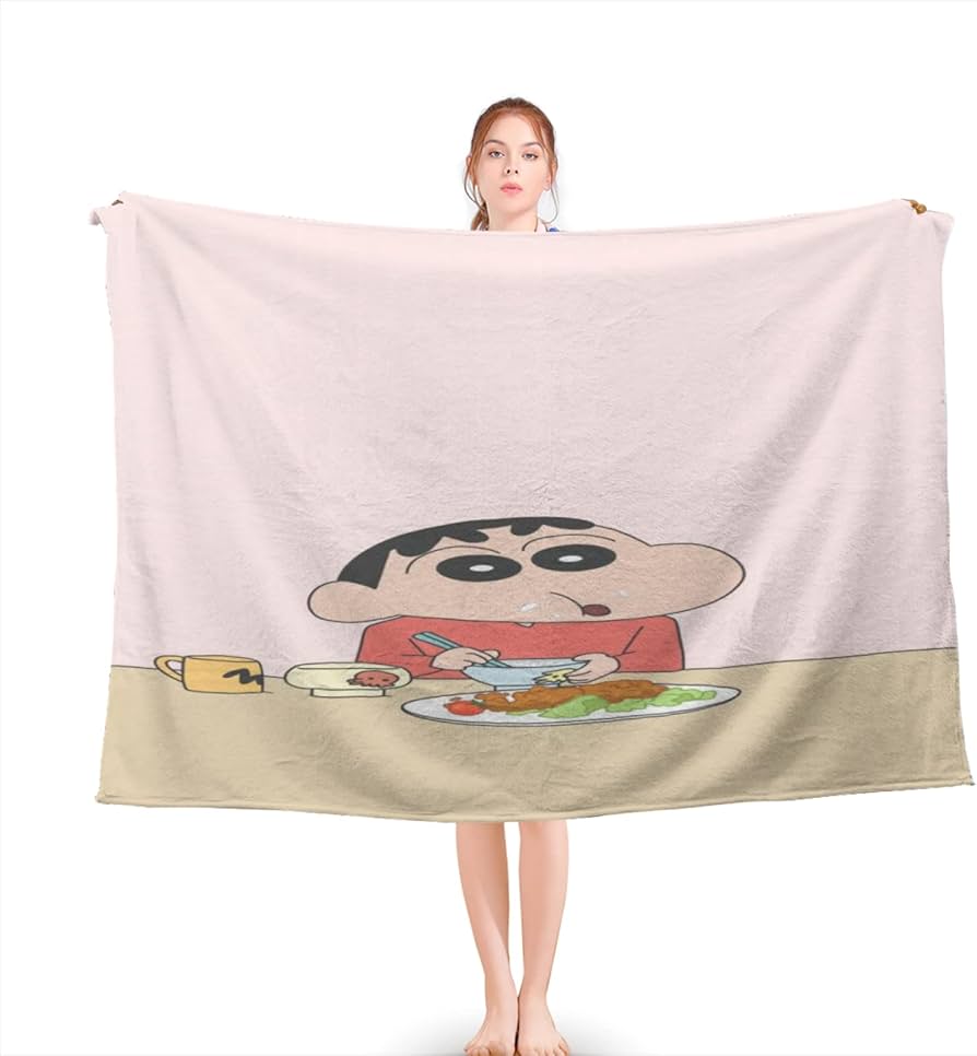 Amazon｜クレヨンのしんちゃん 毛布 ひざ掛け ブランケット